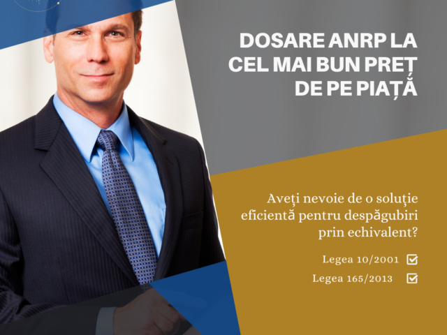 Retrocedări - Legea 10/2001 Cumpărăm Dosare ANRP