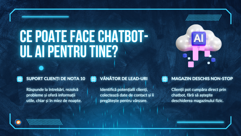 Ce poate face chatbot-ul AI pentru tine