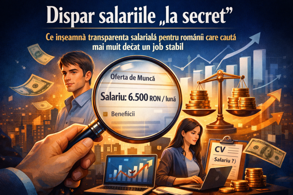Dispar salariile „la secret”. Ce înseamnă transparența salarială pentru românii care caută mai mult decât un job stabil