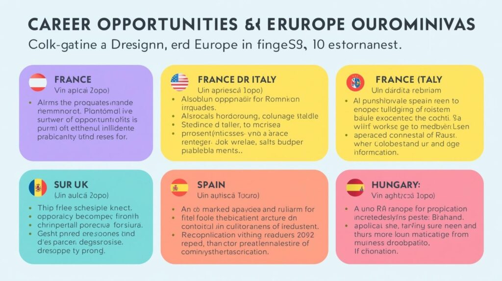 Locuri de muncă în Europa 2026: Franța, Italia, UK, Spania și Ungaria — ghidul complet pentru români cu aplicare gratuită